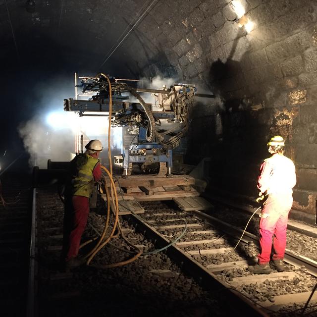 Der slowenisch-österreichische Bahntunnel wird bis September 2021 auf einen modernen Sicherheitsstand gebracht | Foto: ÖBB/Jörg