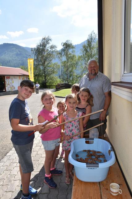 Die Kinder hatten ihre Freude beim 26. Familienspielfest in ihrer Heimatgemeinde Kammern.