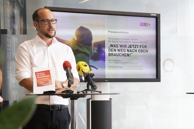 Mario Gerber ist neuer Obmann der Sparte Tourismus & Freizeitwirtschaft.