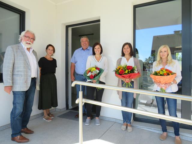 V.l.: Bgm. Walter Kahrer, Iris Treflinger, Vbgm. Günther Straub, Anna Rotheneder, Nicole Staudigl und Sandra Javornik.