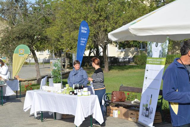 Auch Bio Bloom war beim Biomarkt vertreten.