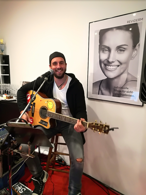 Der Frontmann Stevy Wilhelm