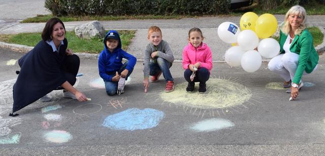 Spaß bei den Kindern, Freude bei den Erwachsenen: Die Straßen wurden bunter!