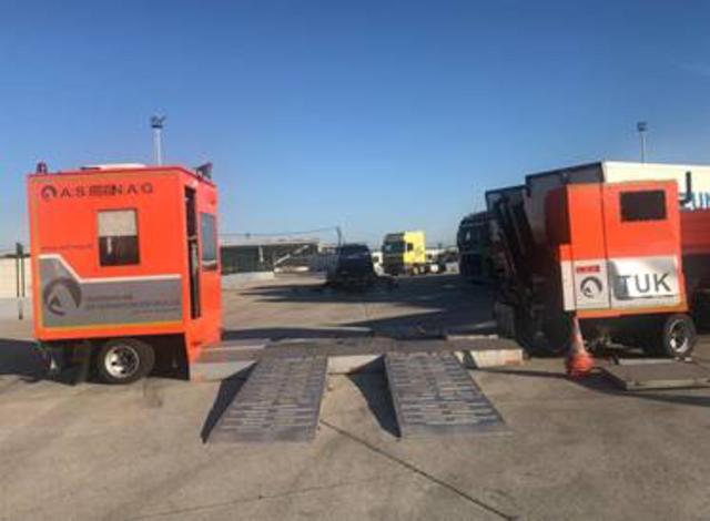 In Nickelsdorf wurden LKW überprüft.
