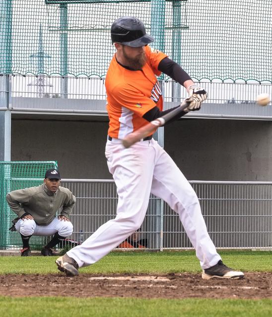 Pitcher Christoph Stieger zeigte sich in ausgezeichneter Form. | Foto: Centurions Wels