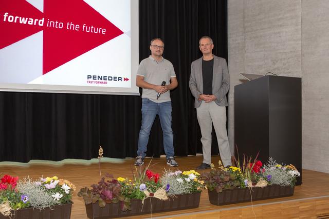 Harry Gatterer (l.) mit Christian Peneder. | Foto: Peneder