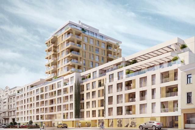 Bauprojekte wie "Über den Linden" im ehemaligen Kurier-Gebäude setzen auf große Eigentumswohnungen.