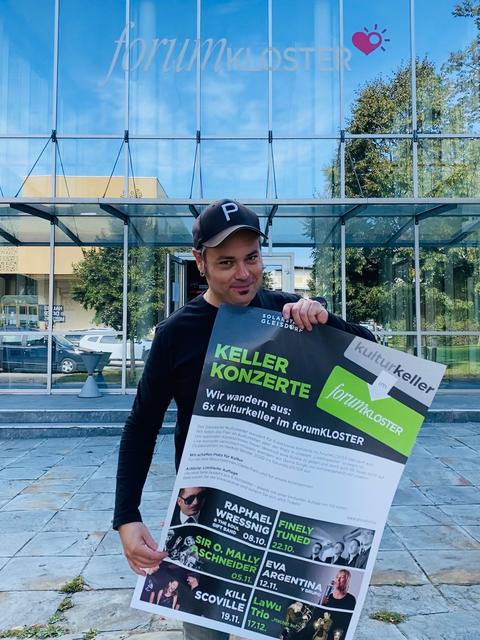 Peter Fritz veranstaltet nun für die nächste Zeit die Konzerte im größeren Forum Kloster. | Foto: TIP