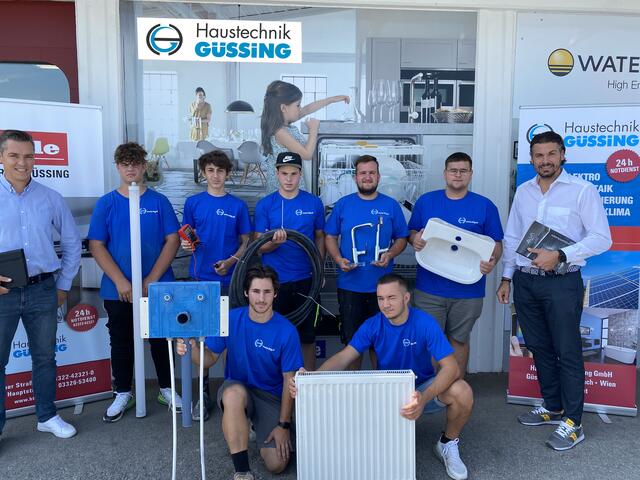 Haustechnik Güssing bildet seine Lehrlinge zu ausgezeichneten Fachkräften im Bereich Elektro und Sanitär aus.  | Foto: Haustechnik Güssing