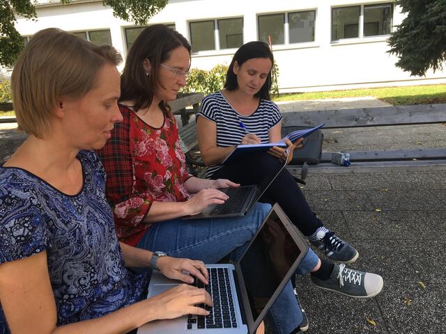 Im Gymnasium Oberpullendorf wird abseits von Corona an der Weiterentwicklung der Schule gearbeitet