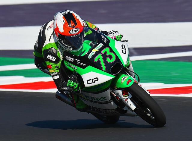 Maximilian Kofler fuhr in Misano auf Platz 27.