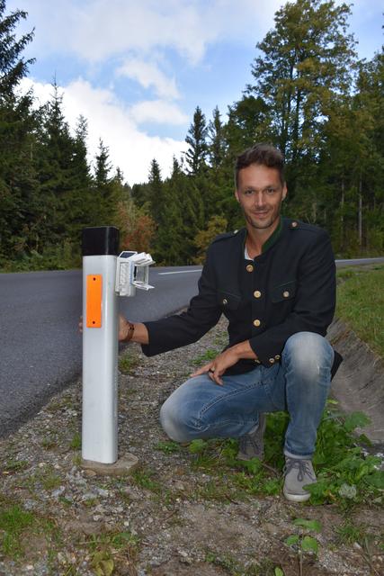 Robert Loder-Schranz von der Firma Animot hat das Wildwarnsystem entwickelt.