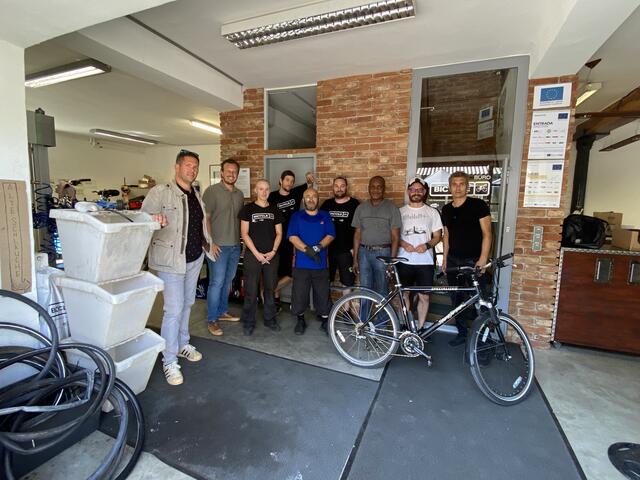 Rad-fit: G. Wilfling (l.), K. Kornhäusl (2.v.l.) und Co. | Foto: KK