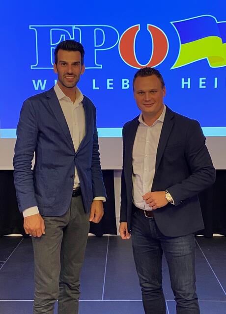 Udo Landbauer und Andreas Bors
