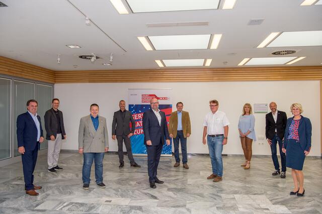 WK-Team für Klosterneuburg mit Wolfgang Ecker: Markus Gschweidl, Robert Unger, Thomas Schlatte, Markus Fuchs, Manuel Hammer, Franz Hoinig, Martina Polndorfer, Friedrich Oelschlägel, Alexandra Höfer