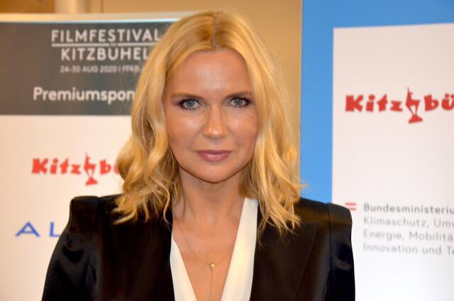 Preisträgerin Veronica Ferres beim Filmfestival in Kitzbühel. | Foto: Schilling