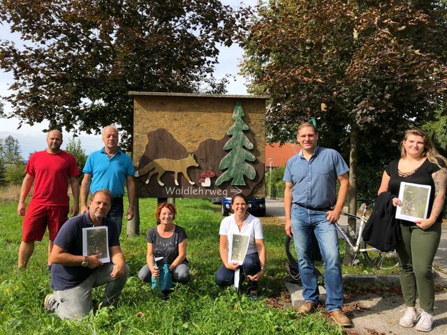 Wassermeister Werner Reischer, Vizebürgermeister Andreas Klos, Stadtrat Christian Köberl, Gemeinderätin Lydia Pitterle, Stadterneuerungsbetreuer Daniel Brühl, Stadträtin Ingrid Sperl und Gemeinderätin Sandra Böhmwalder.