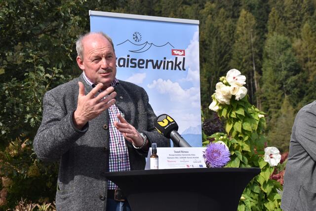  Josef Ritzer, Bgm. von Ebbs und Obmann-Stv. des Leader Vereins KUUSK, bezeichnet die Umsetzung des Projektes als "einen wertvollen Schritt".   | Foto: Barbara Fluckinger