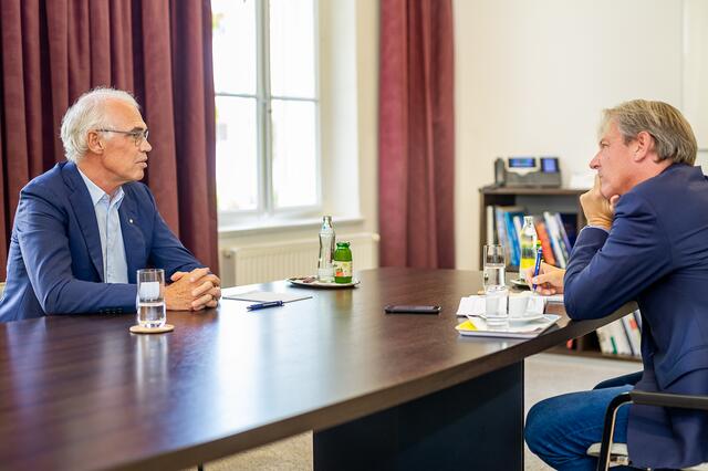 "Krise birgt für die Steiermark auch viele Chancen." Der steirische IV-Präsident Stefan Stolitzka im Interview mit der WOCHE.