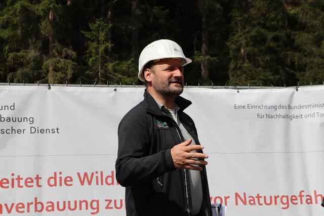 Gebietsbauleiter der Wildbach- und Lawinenverbauung Oberes Inntal, Daniel Kurz