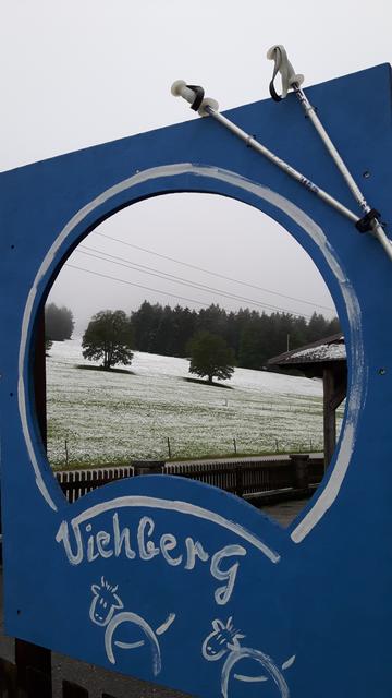 Vorgestern: Sommer
Gestern: Herbst und
Heute: Winter