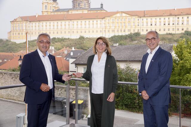 Franz Eckl, Silvia Rupp und Andreas Nunzer