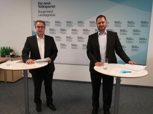 „Wir erteilender Baulandmobilisierungsabgabe – eine klare Absage“, so Markus Ulram und Christian Sagartz.
