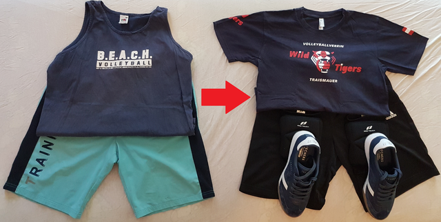 Saisonwechsel = Kleidungswechsel | Foto: Volleyballverein Traismauer "Wild Tigers"