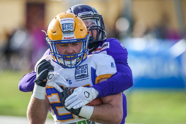 Im Griff der Vikings: Wenzel Rock und die Graz Giants.