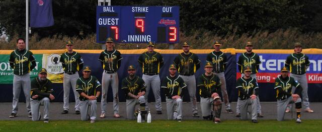 Teamfoto der Grasshoppers in Dornbirn