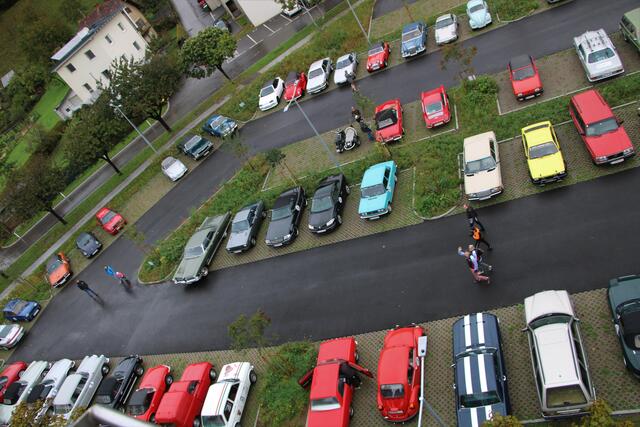 Viele Oldtimer Fans ließen sich die Teilnahme an der Genuss Tour in Weiz nicht entgehen.