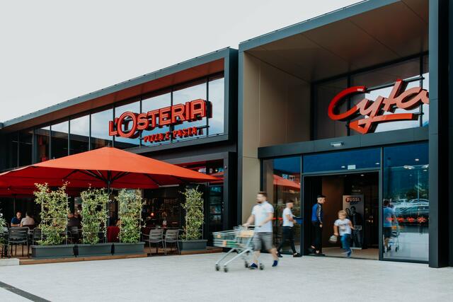 Die stete Erweiterung der CYTA-Shoppingwelt trägt wesentlich zur guten Analyse der Marktgemeinde Völs bei.