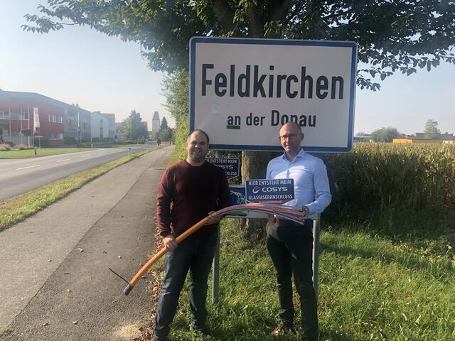 Jorj Catalin Colesnicov und David Allerstorfer (r.).