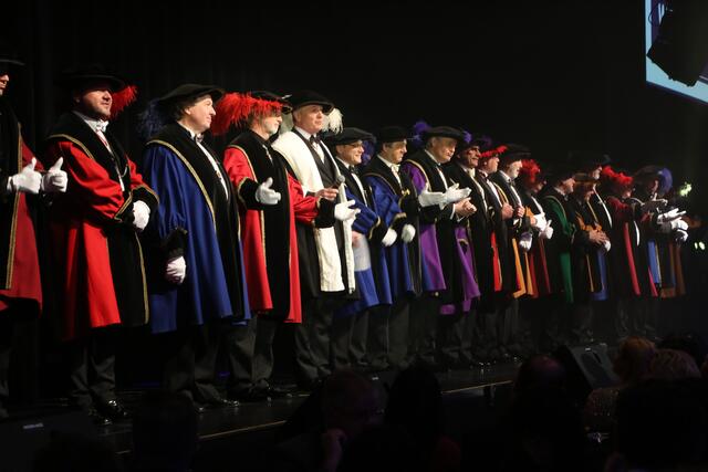 Die Stadtrichter bei der Premiere des Stadtgerüchts 2020