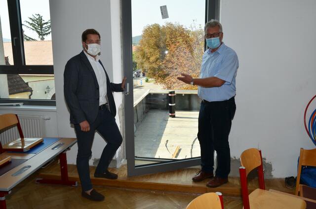 Bild: (li) GGR Rainer Anhammer und (re) Bgm. Christoph Kainz