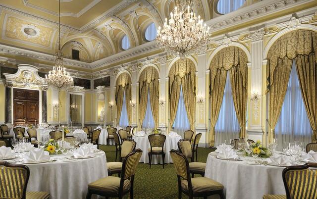 Der Barocksaal im Hotel Europa könnte wohl viel erzählen.