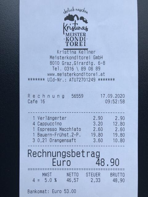 Köstlichkeiten: In Kristinas Meisterkonditorei schmeckt es.