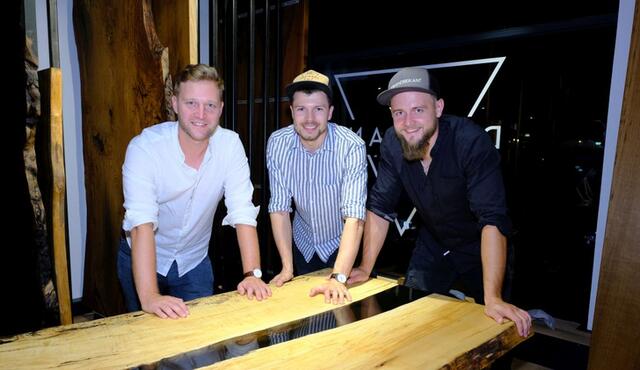 Mario Siller, Matthias Lienbacher und Stefan Rehrl von "Dreikant".