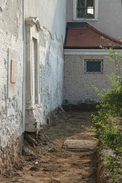 Wölbung der Lauer-Gruft an der Pfarrkirche Etsdorf.