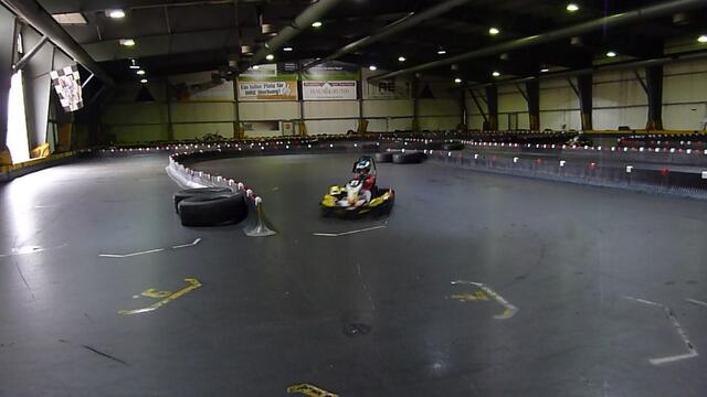 Beim 1. Leobener Haie Kart Race lieferten sich die Teilnehmer rasante Duelle.