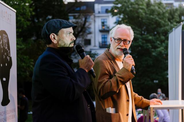 Das Kabarett-Duo Maschek führte durch den Abend.