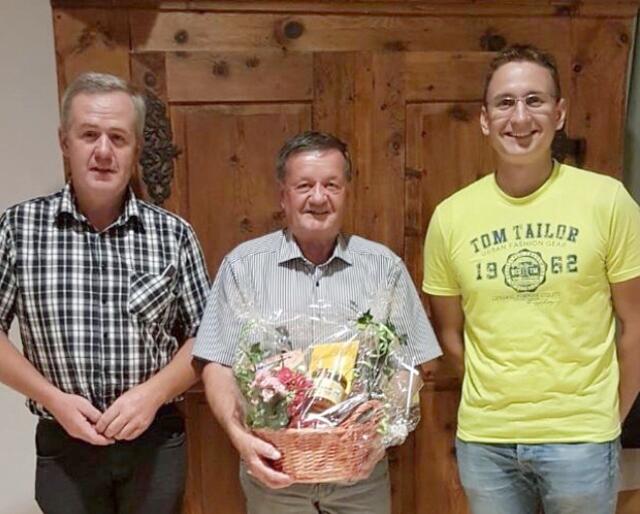 Robert Steinkellner war 50 Jahre lang als Mitglied des Reichenfelser Kirchenchores aktiv.