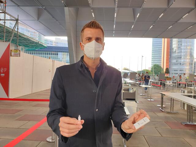 Wolfgang Lehner war selber vor Ort im Austria Center dabei.