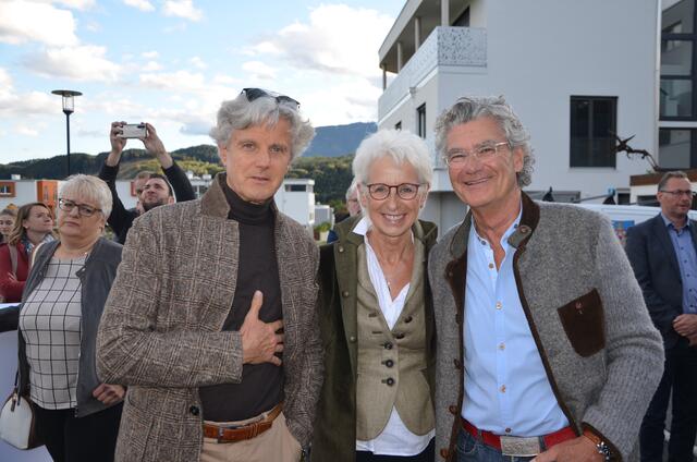 Peter Kleinfercher mit Kornelia und Michael Hohl