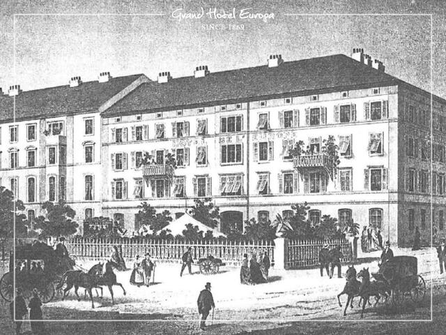 Der Anfang des Grand Hotel Europa.