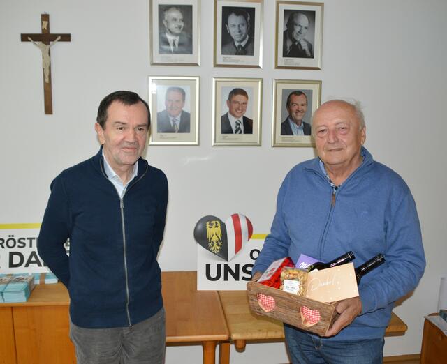 Alfred Frauscher und Günter Huber.
