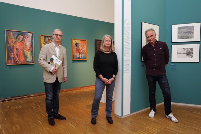 Eröffnung: Peter Peer (l.), Gudrun Danzer und Günther Holler-Schuster