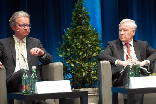 Christopher Drexler, Landesrat für Europa und Internationale Beziehungen, Graz (li.) und Michael Frehse, Leiter der Abteilung Heimat Bundesministerium des Innern, für Bau und Heimat, Berlin.