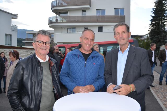 Horst Klampferer, Christian Genshofer und Klaus Brandner