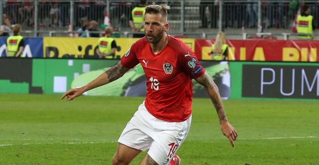 Guido Burgstaller spielte 25 Mal für das österreichische Nationalteam